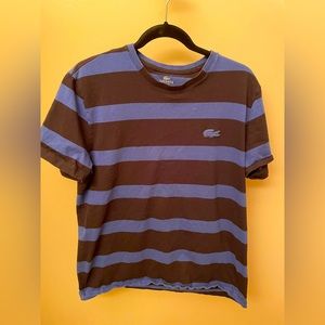 Lacoste mens striped tshirt
